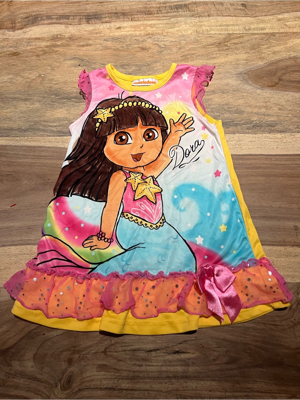 Vintage Dora the Explorer Nightgown Nightie 2T Mermaid